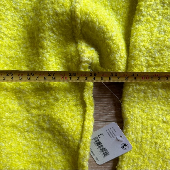 Free People Moira Sloucy Oversized Tunic in Citron Sun Size L - Picture 5 of 11